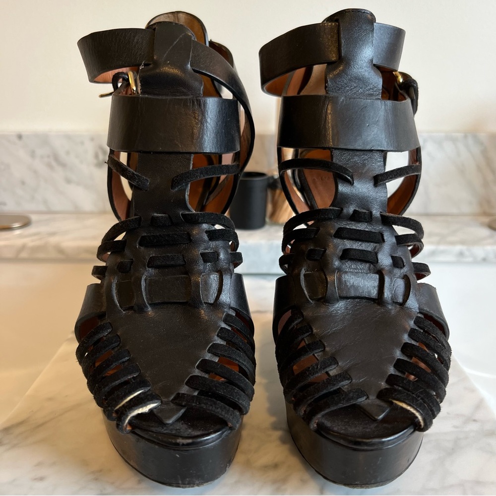 Givenchy Gladiator Wedge Sandals